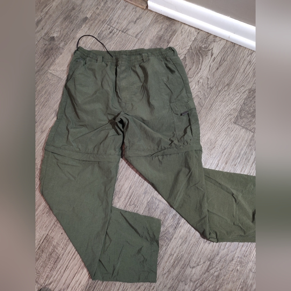 Guide Series Men's 36/32 Zip Off Packable Green Pants